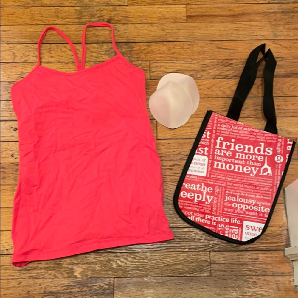 Lululemon Power Y Tank Pink 8 Perfect! 🧘🏻‍♀️